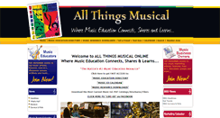 Desktop Screenshot of allthingsmusical.com
